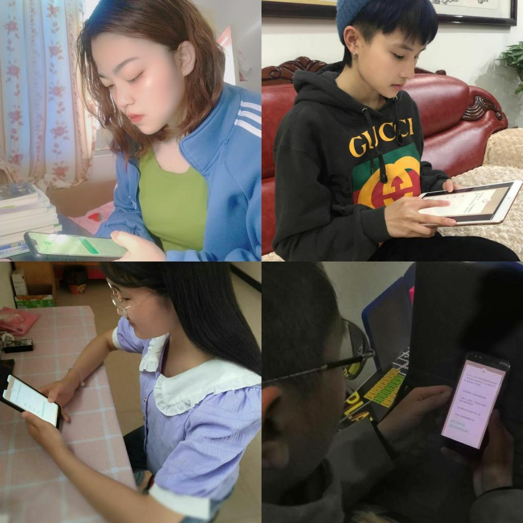 参赛学生答题中